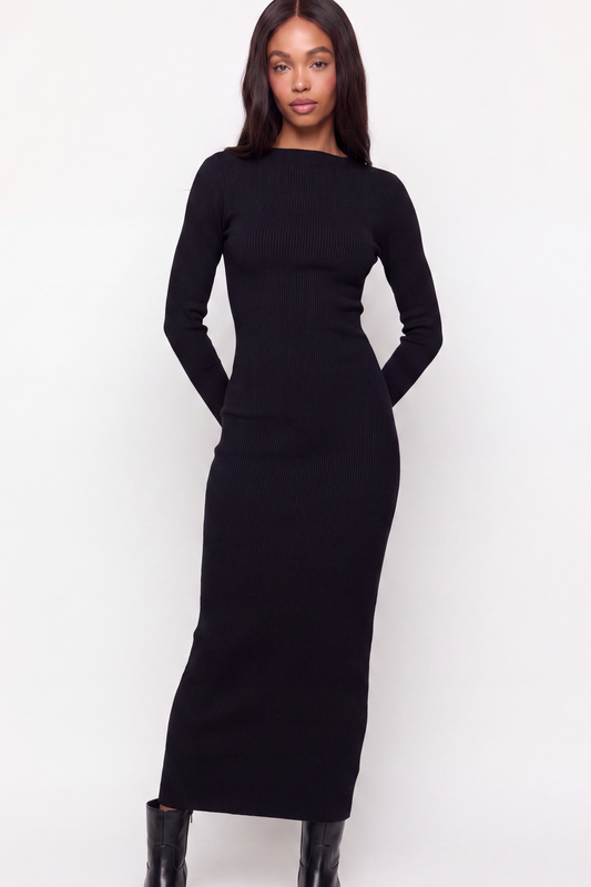 VESTIDO MIDI DRAPEADO