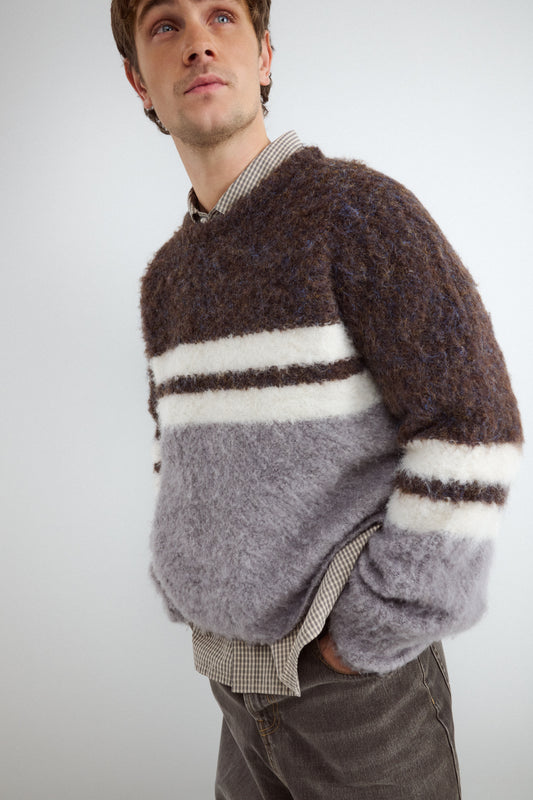 Jersey Cuello Redondo Lineas