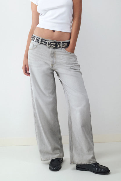 Jeans wide leg loose