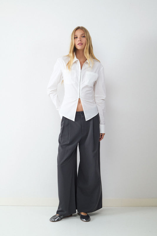 PANTALÓN TRAJE PLIEGUES