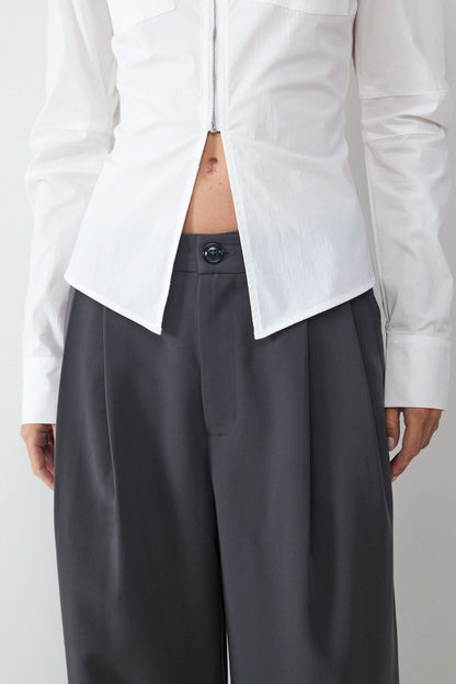 PANTALÓN TRAJE PLIEGUES
