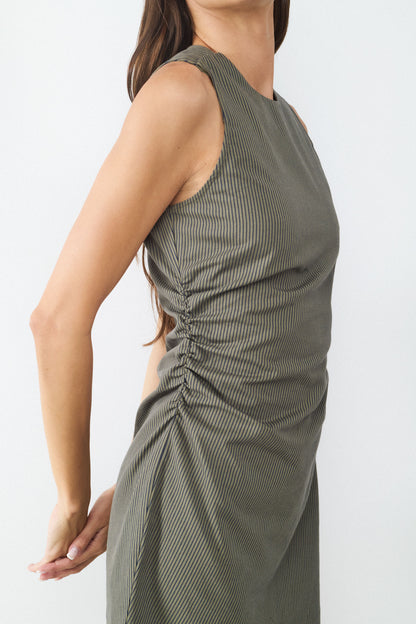 Vestido mini rayas