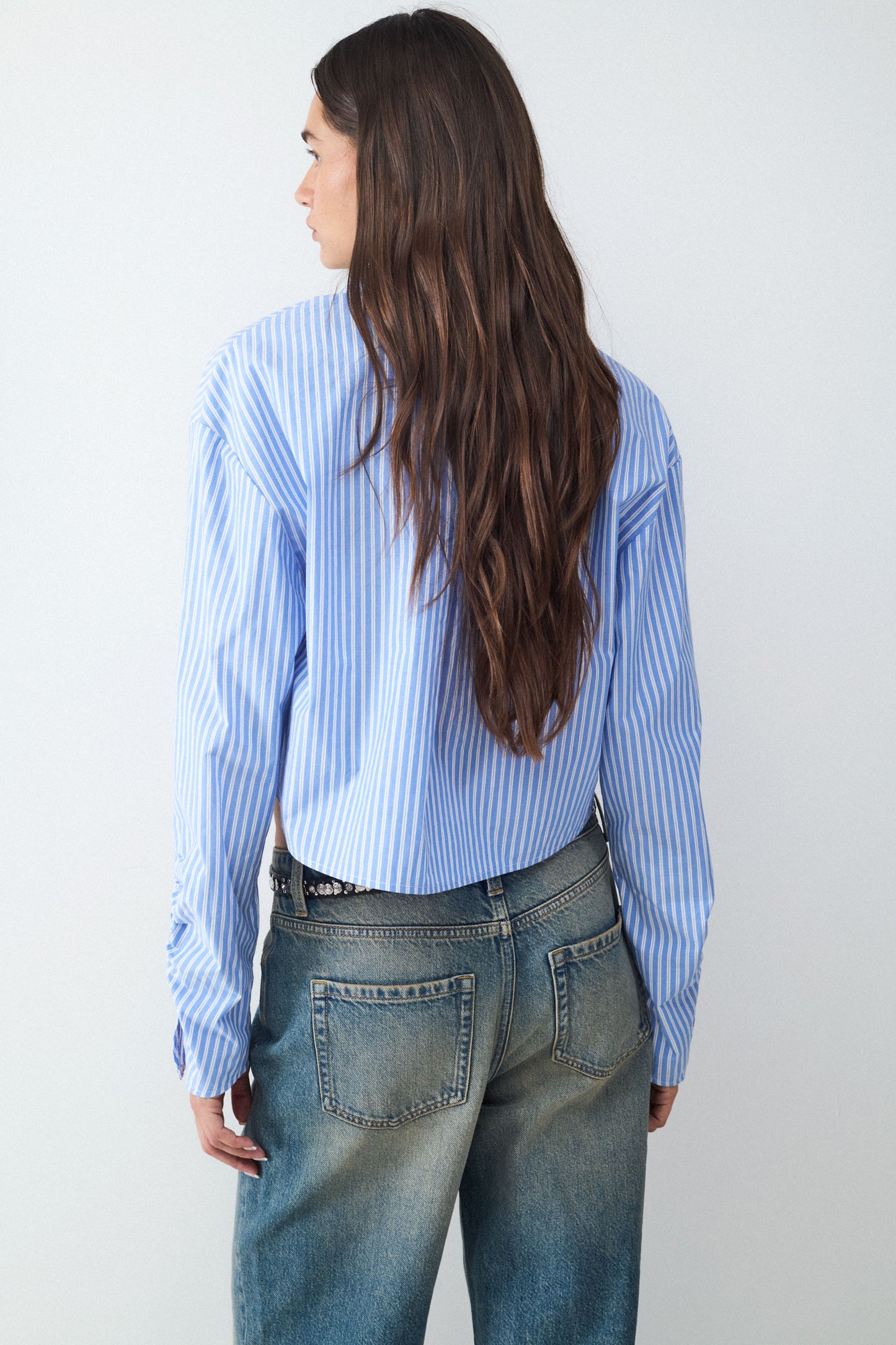 Camisa asimétrica rayas
