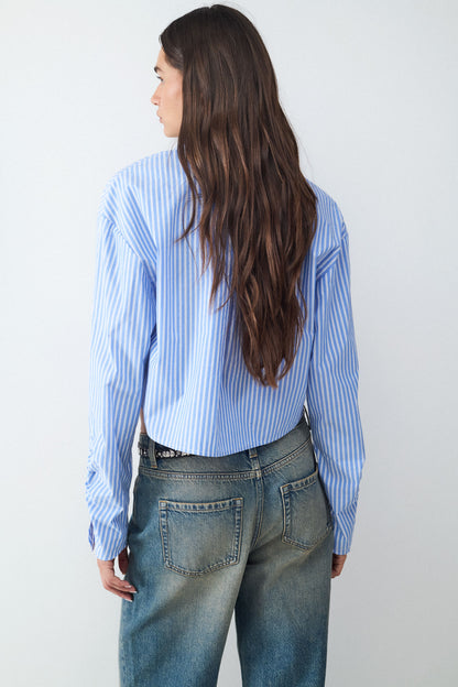 Camisa asimétrica rayas
