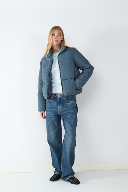 CHAQUETA ACOLCHADA CUELLO ALTO