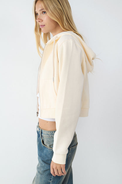 Sudadera cremallera capucha