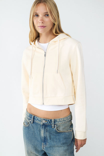 Sudadera cremallera capucha