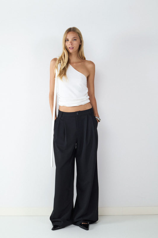 PANTALÓN TRAJE PLIEGUES