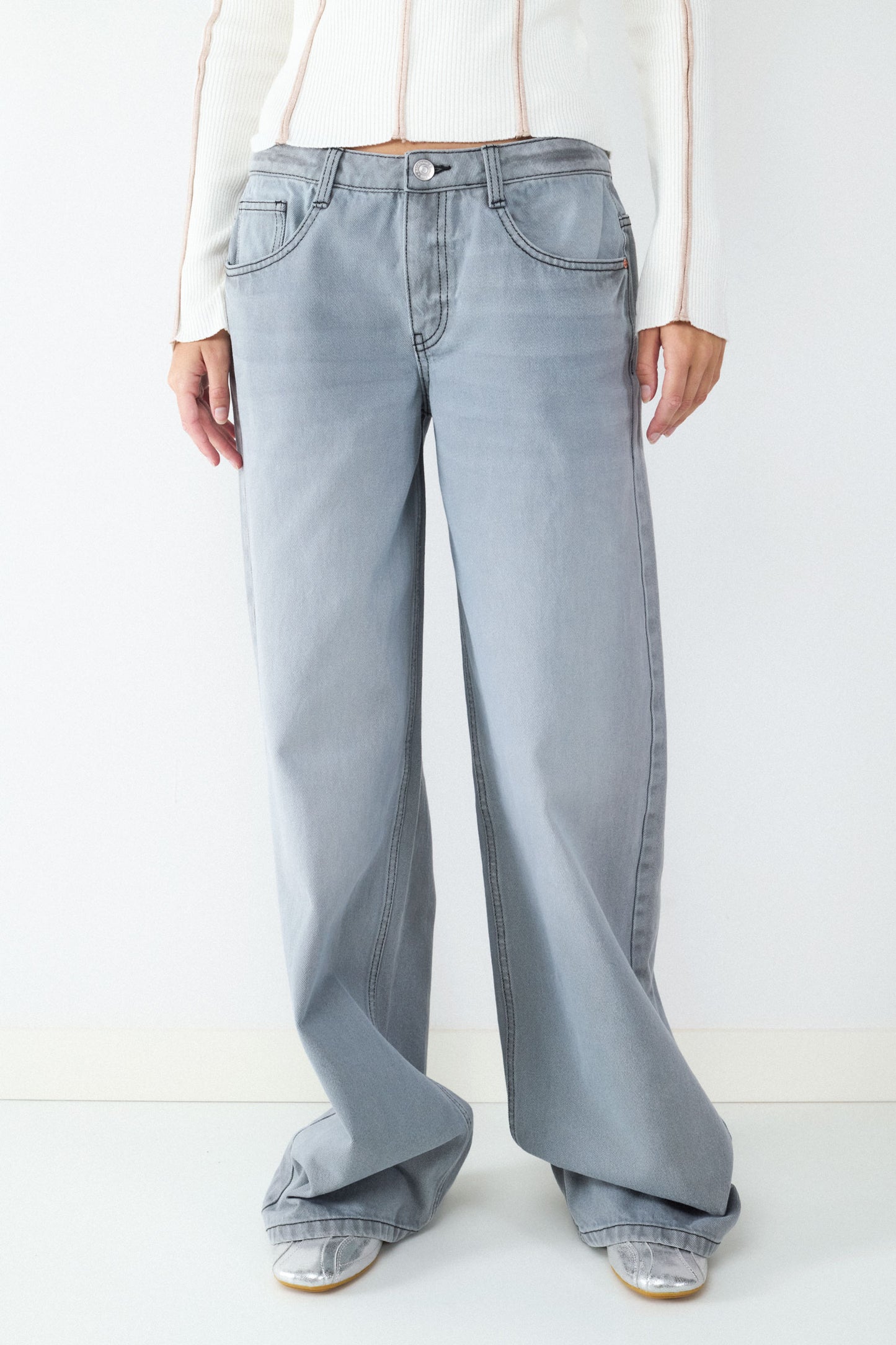 JEANS WIDE LEG TIRO BAJO
