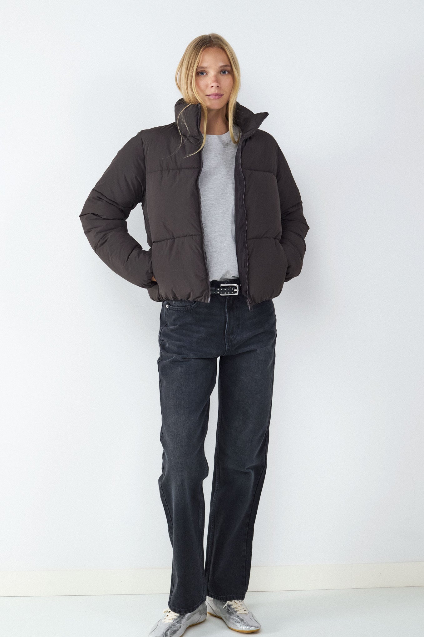 CHAQUETA ACOLCHADA CUELLO ALTO