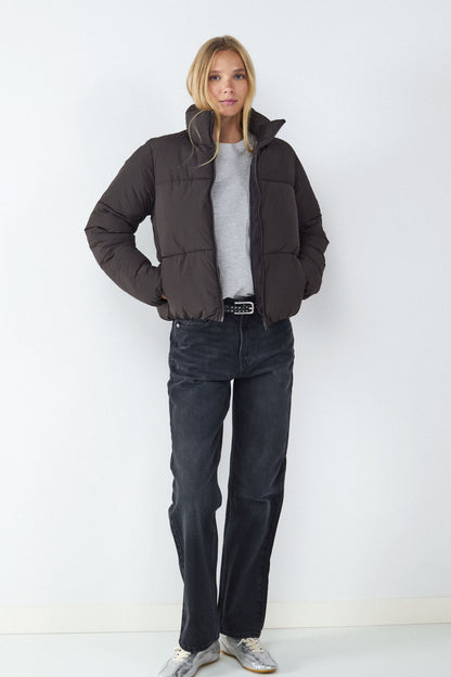 CHAQUETA ACOLCHADA CUELLO ALTO
