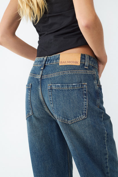 JEANS STRAIGHT TIRO MEDIO