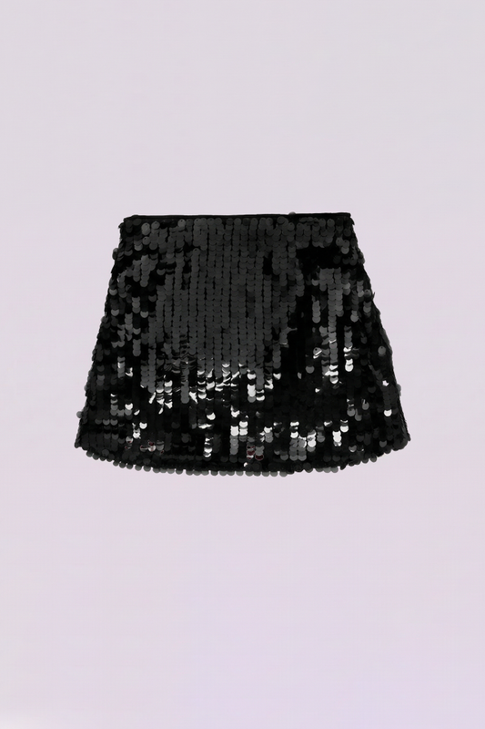 FALDA MINI LENTEJUELAS