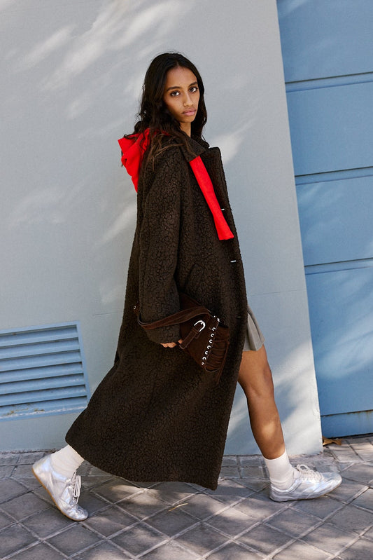 Abrigo efecto borrego