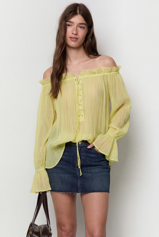 Off-Shoulder Blouse