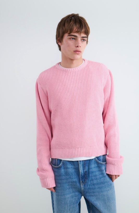 Jersey Cuello Redondo Sólido