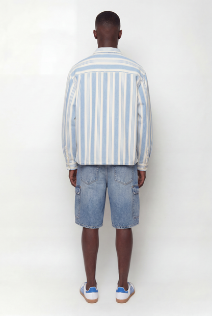 Camisa Cropped Rayas