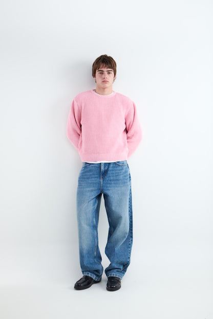 Jersey Cuello Redondo Sólido