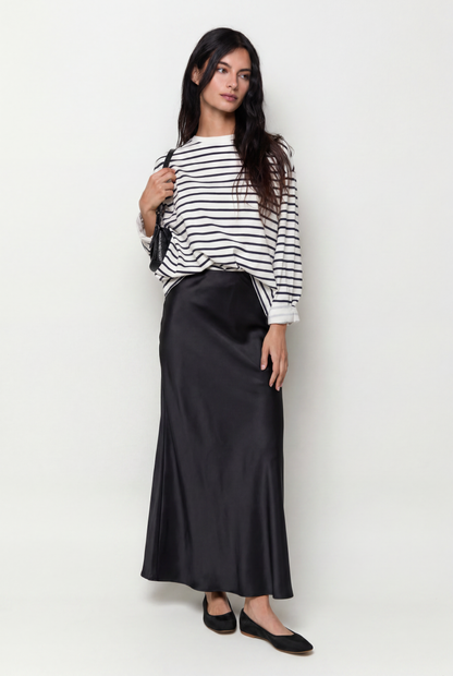 Satin skirt