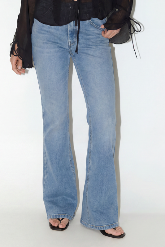 Jeans Flare High Rise