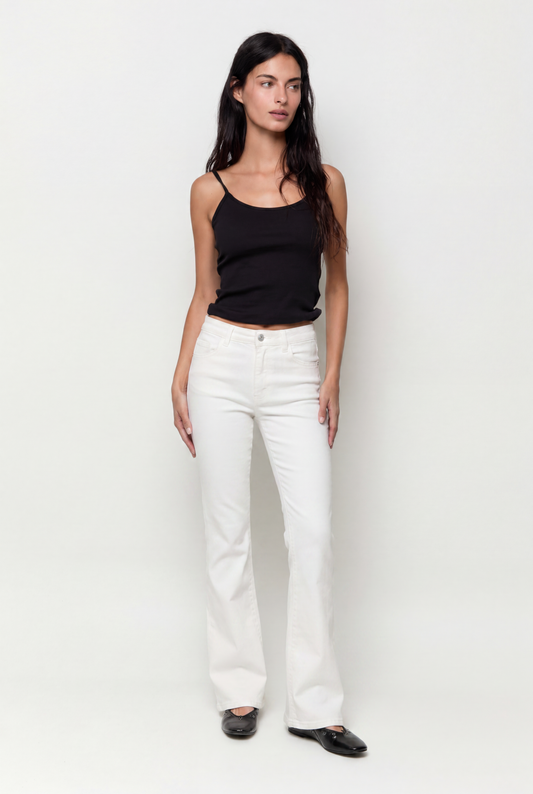 Jeans Flare High Rise