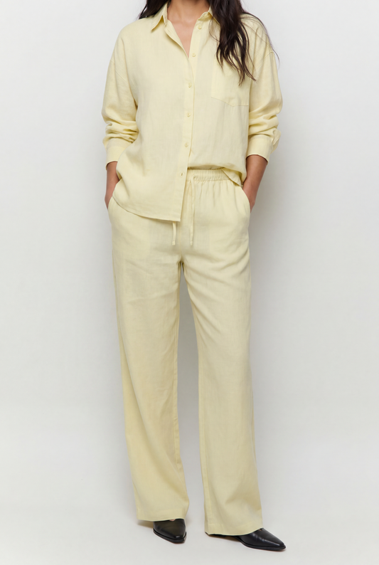 Rustic Wide Leg Jogger Pants