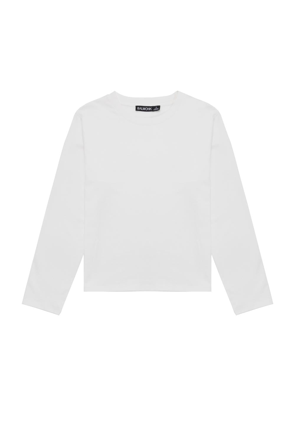 CAMISETA BÁSICA REGULAR MANGA LARGA ALGODÓN