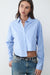 Camisa asimétrica rayas
