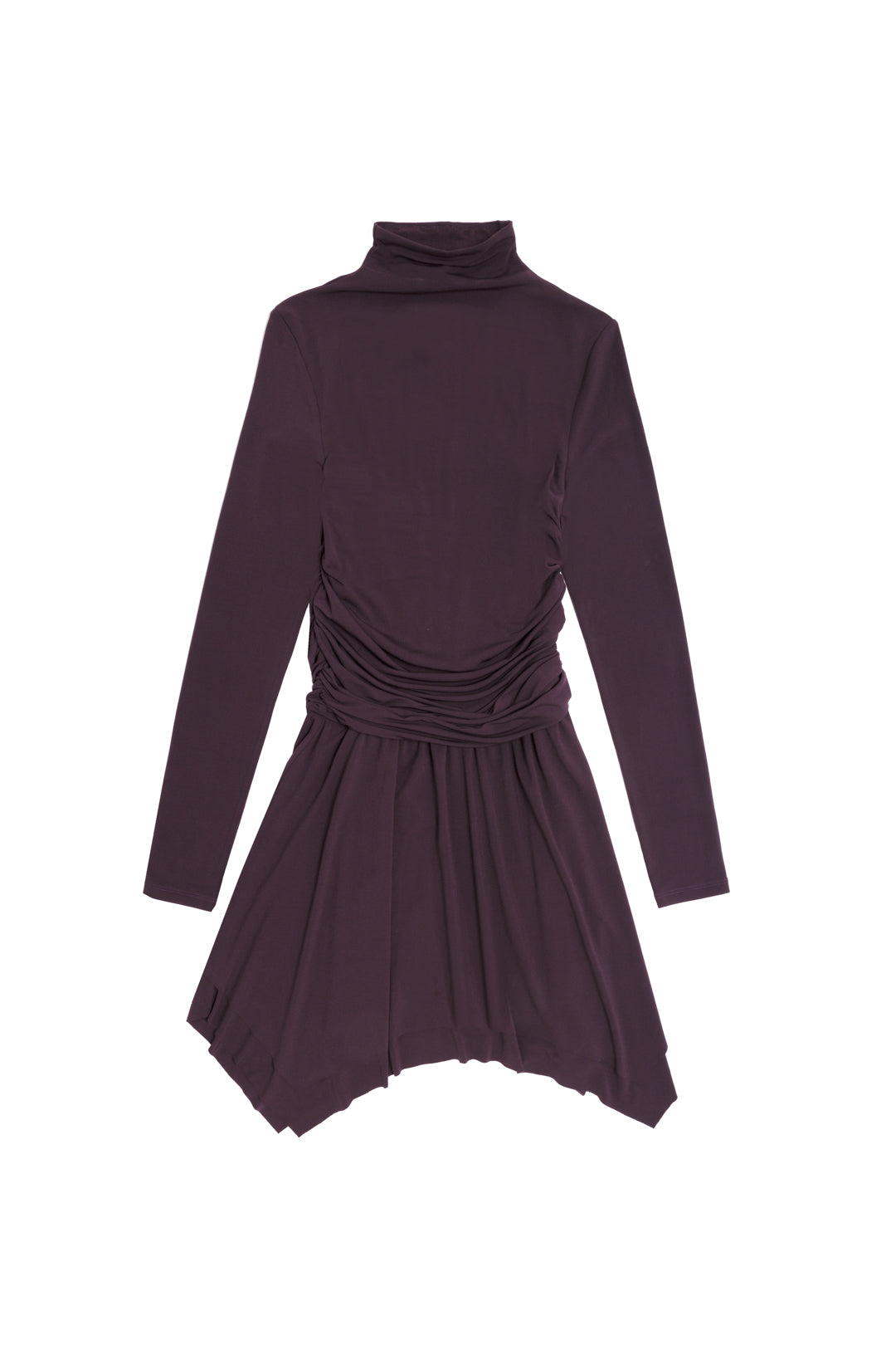 Vestido midi drapeado