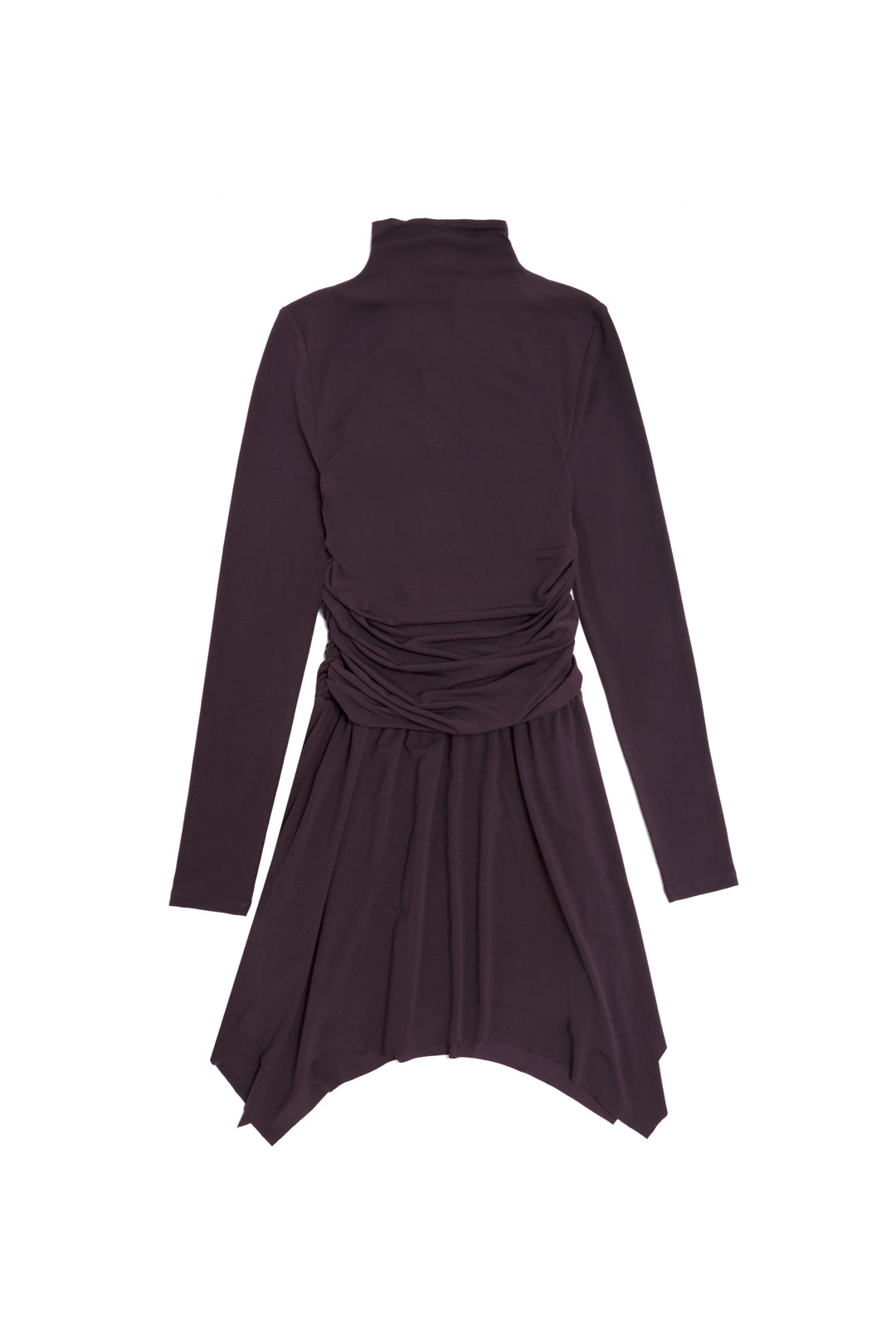 Vestido midi drapeado