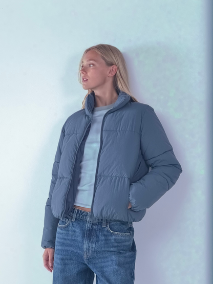 CHAQUETA ACOLCHADA CUELLO ALTO