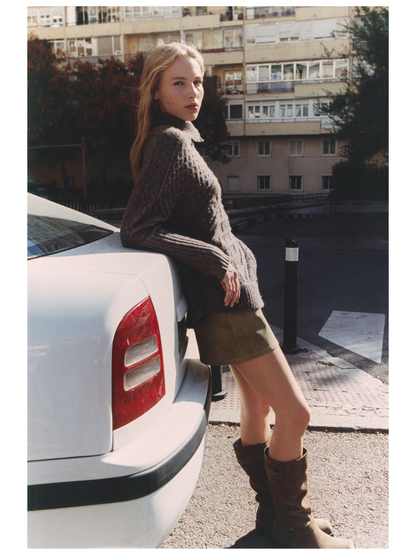 JERSEY PUNTO TRENZADO CREMALLERA