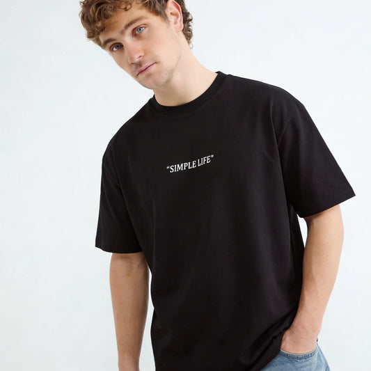 Camiseta Relaxed Texto