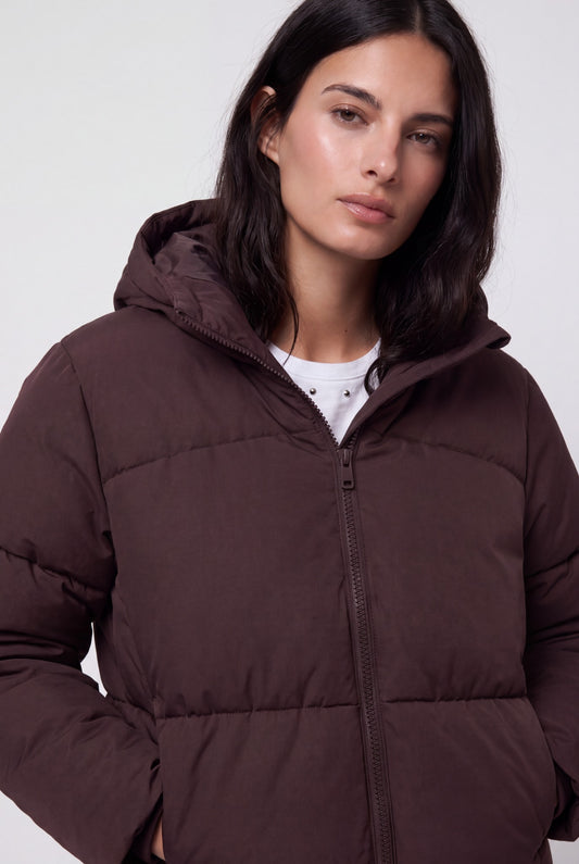 Hooded puffer jacket