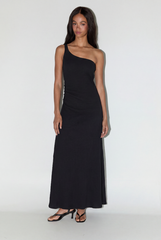 Asymmetric Midi Dress