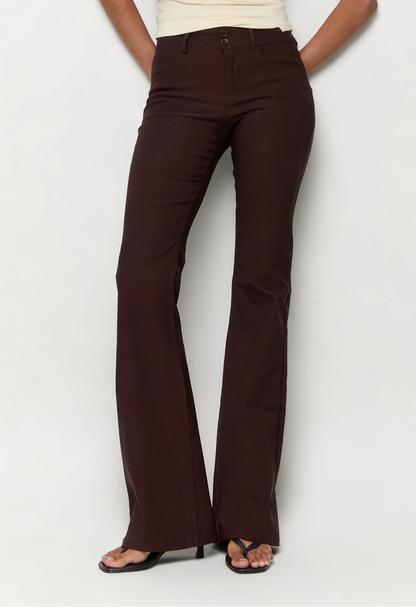 Pantalón flare de vestir