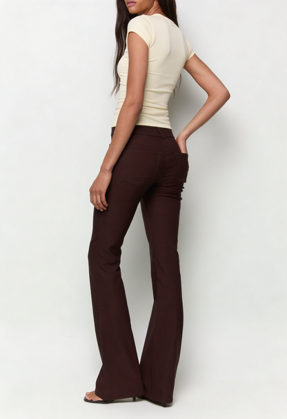 Pantalón flare de vestir