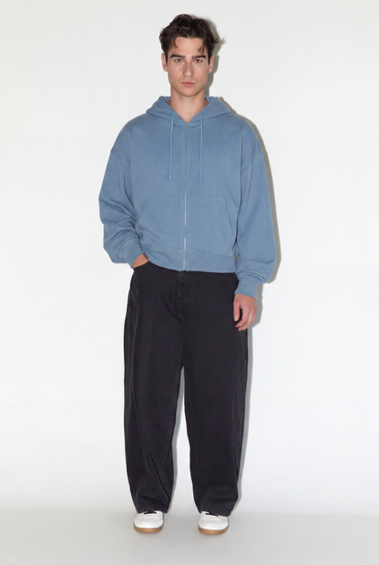 Hooded Sweatshirt with Zipper