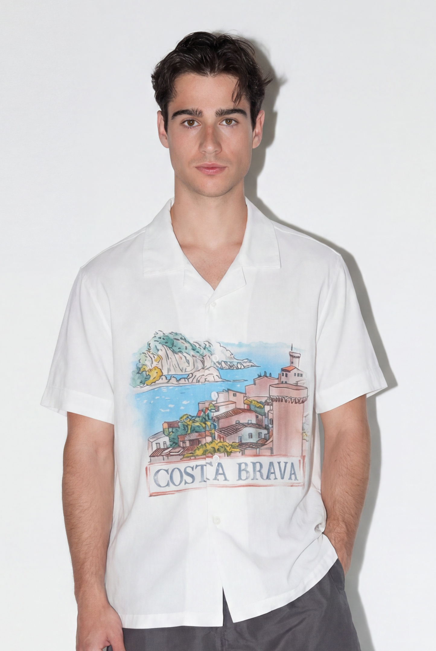 Camisa manga corta print