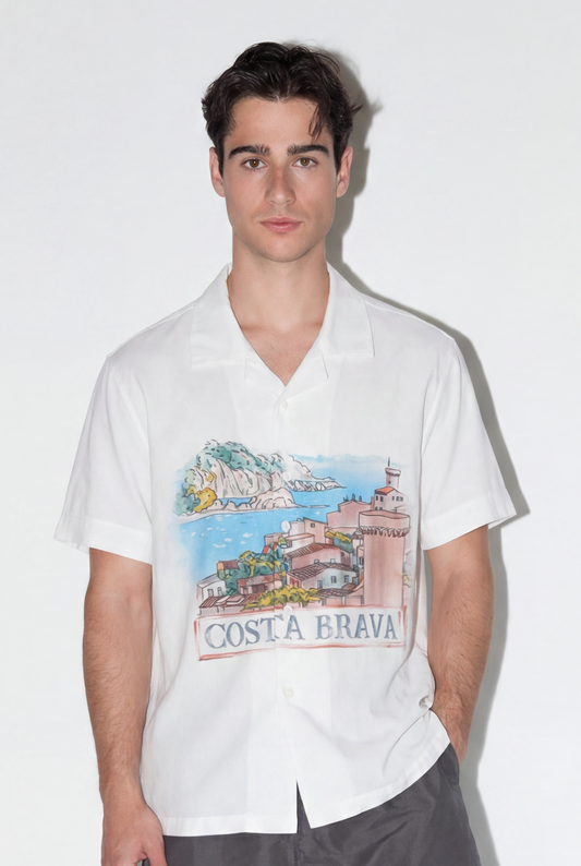 Short sleeve print shirt