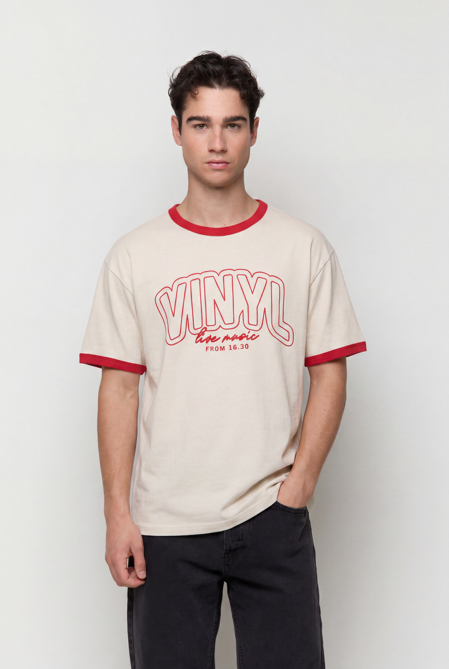 Camiseta Contraste Texto