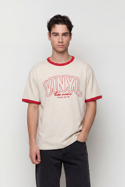 Camiseta Contraste Texto