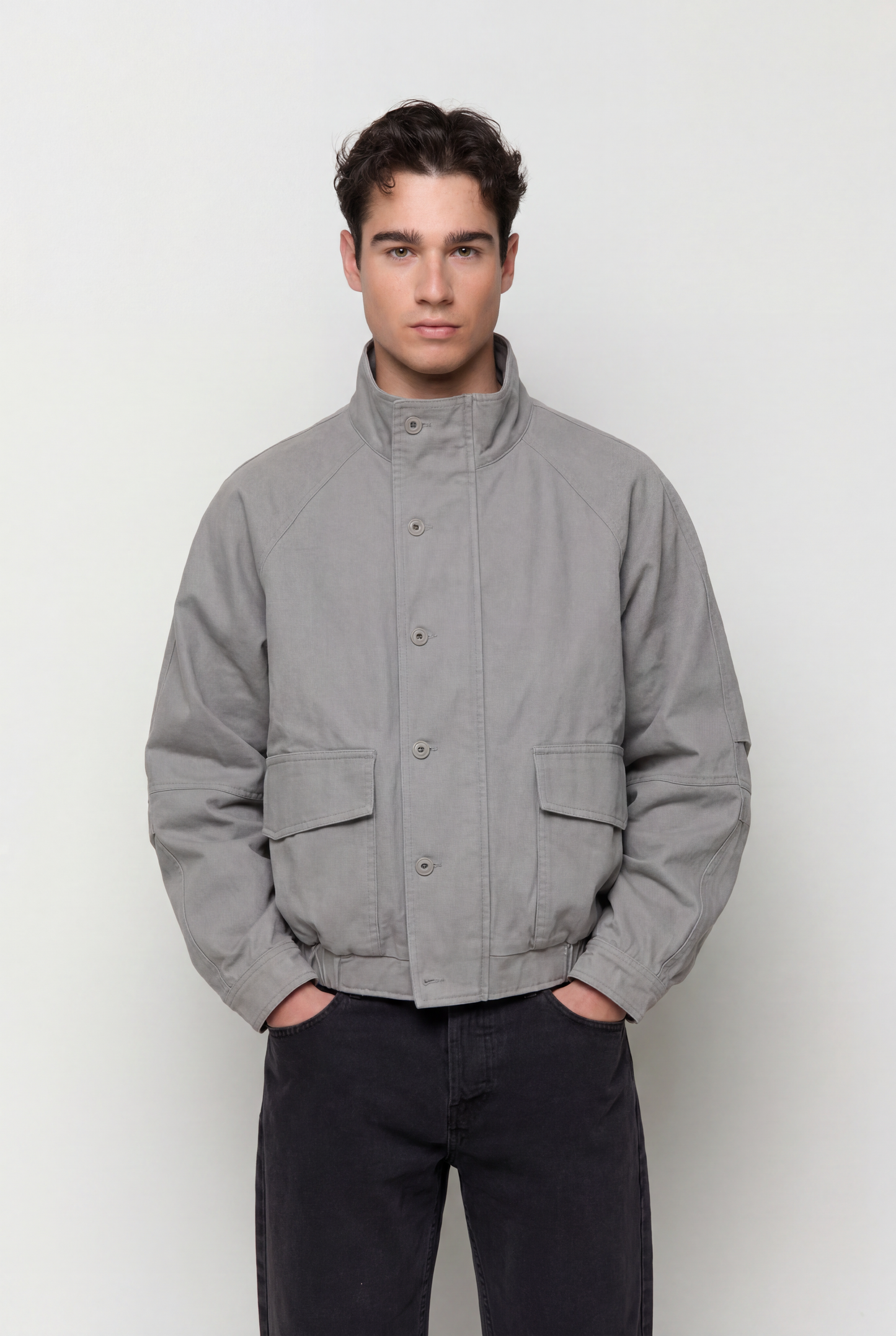 High Neck Bomber Jacket