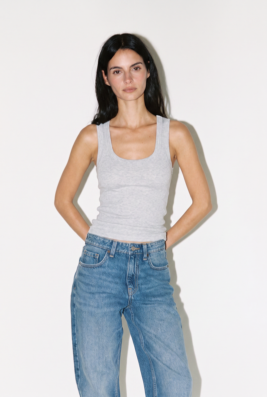 BAL BASIC TANK TOP - Gray Melange
