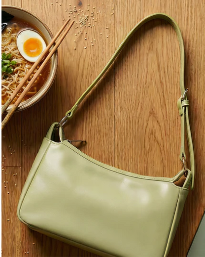 Faux Leather Crossbody Bag