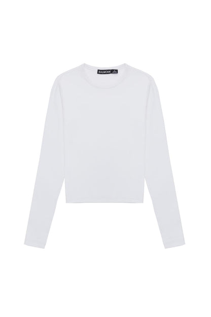 CAMISETA BÁSICA SLIM MANGA LARGA