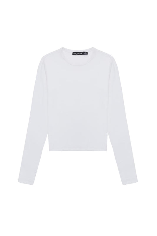 CAMISETA BÁSICA SLIM MANGA LARGA