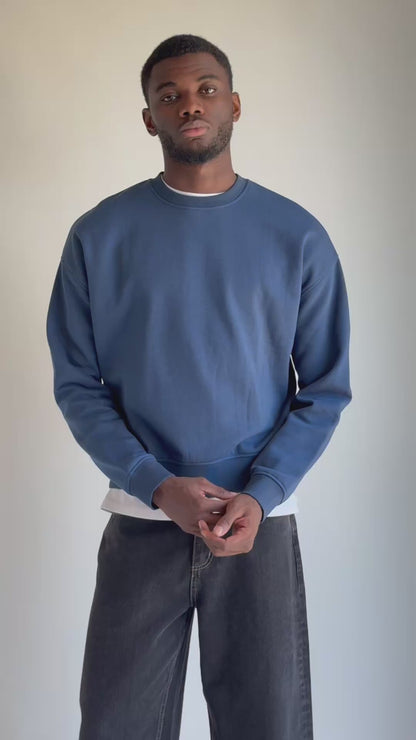 Crew Neck Sweatshirt - Insignia Blue