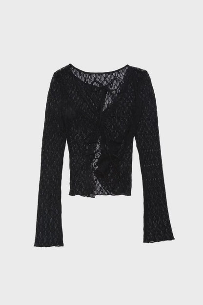 Top encaje lazada
