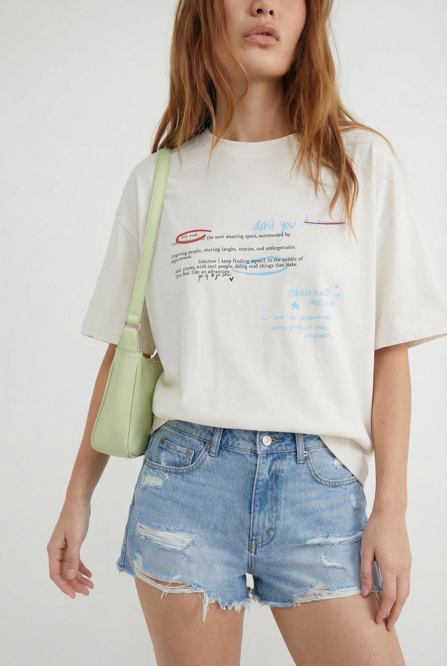 T-shirt with text